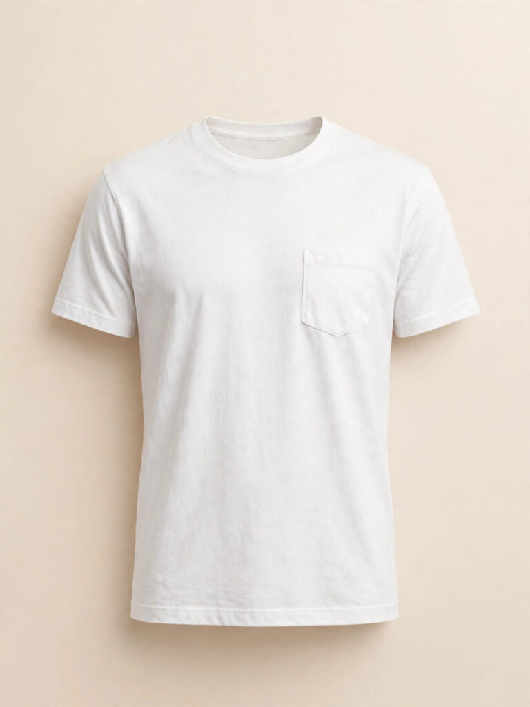 White Pocket Tee