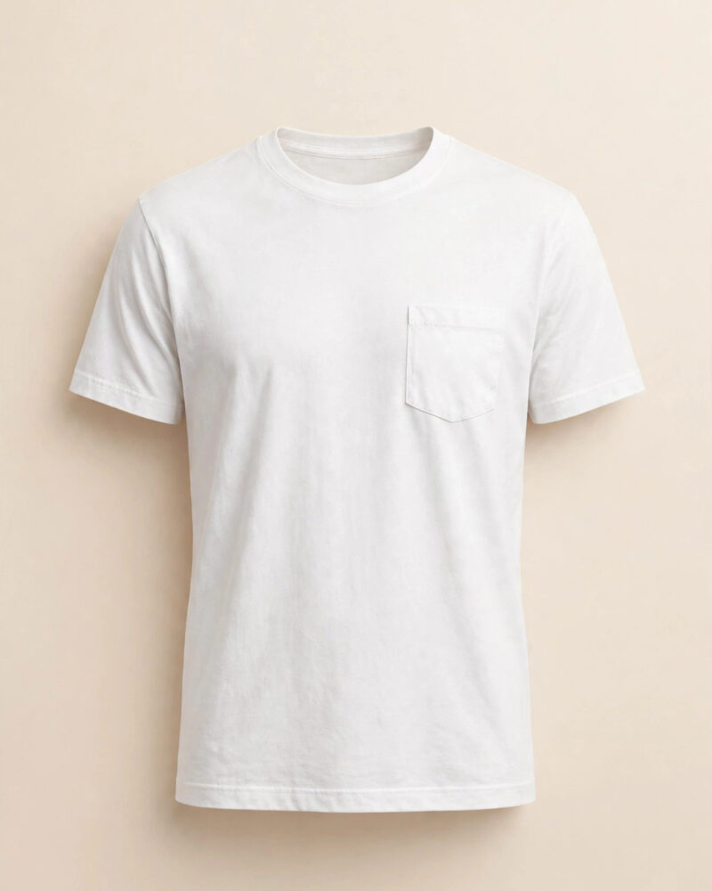 White Pocket Tee