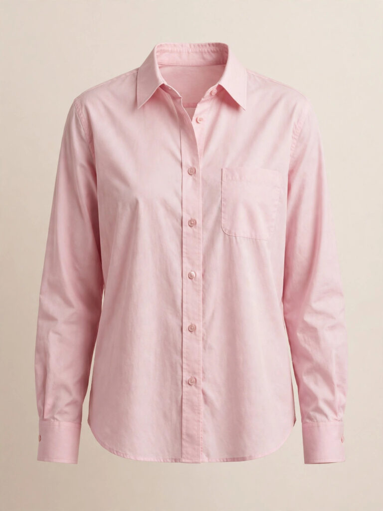 Pink Poplin Shirt