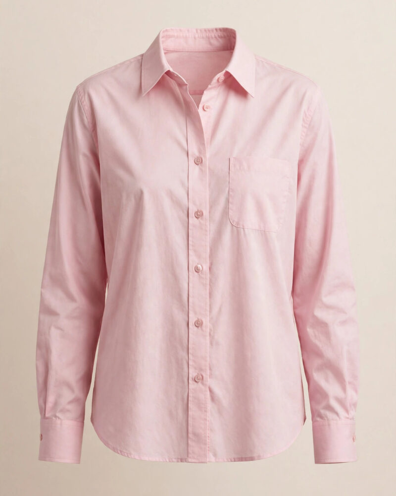 Pink Poplin Shirt