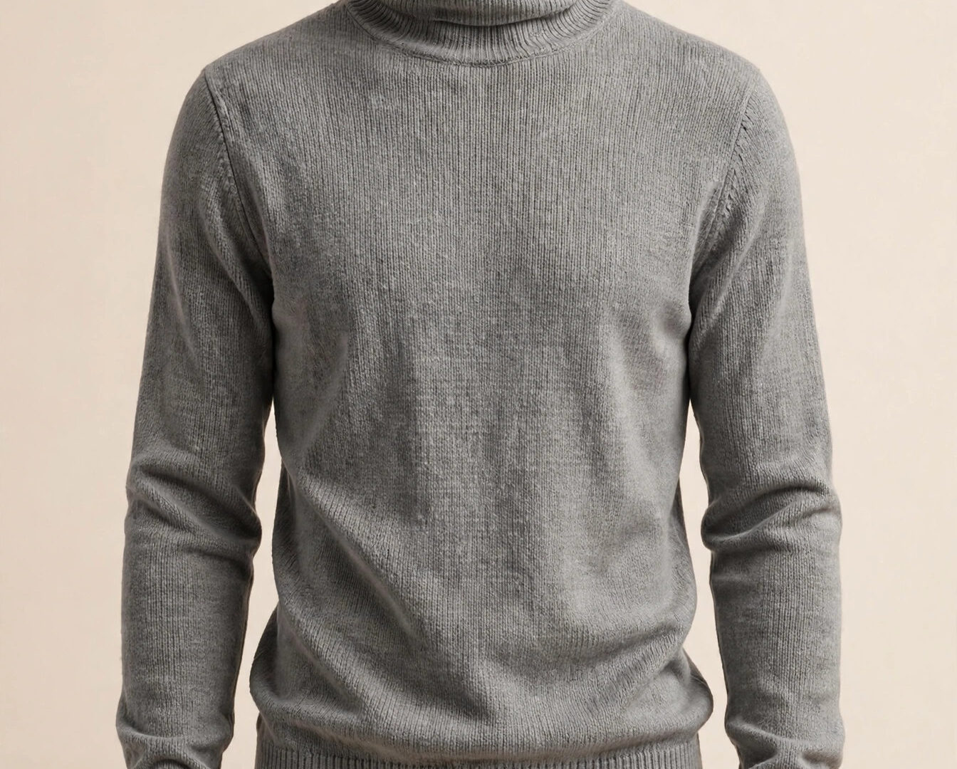 Grey Turtleneck