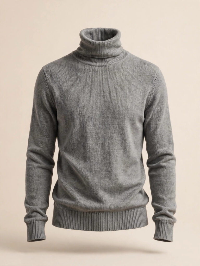 Grey Turtleneck