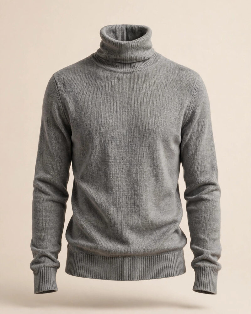 Grey Turtleneck